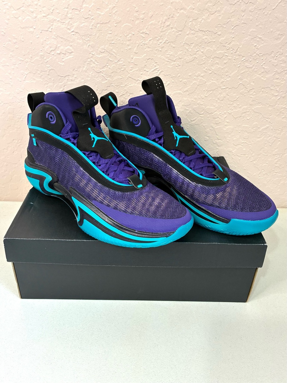 Air Jordan 36 Charlotte Hornets Shoes Men’s 14. Teal Purple Air Zoom 2021 NBA